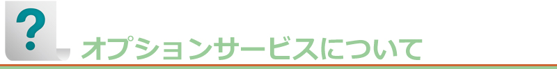 オプションサービスについて